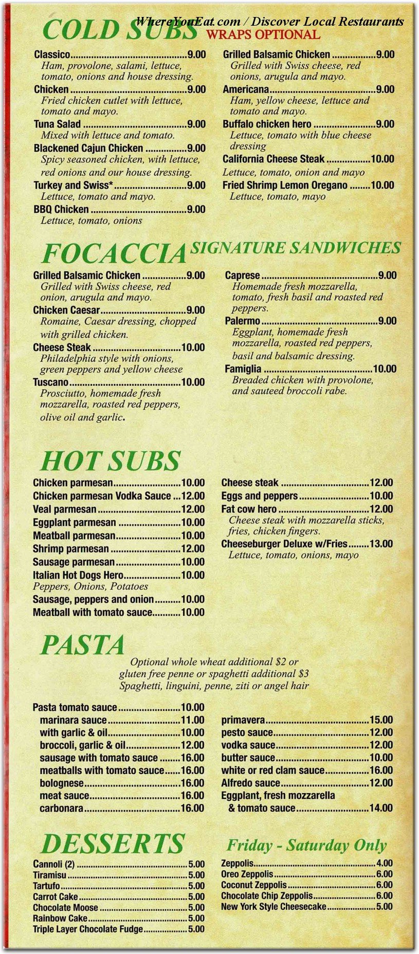 Our Foods